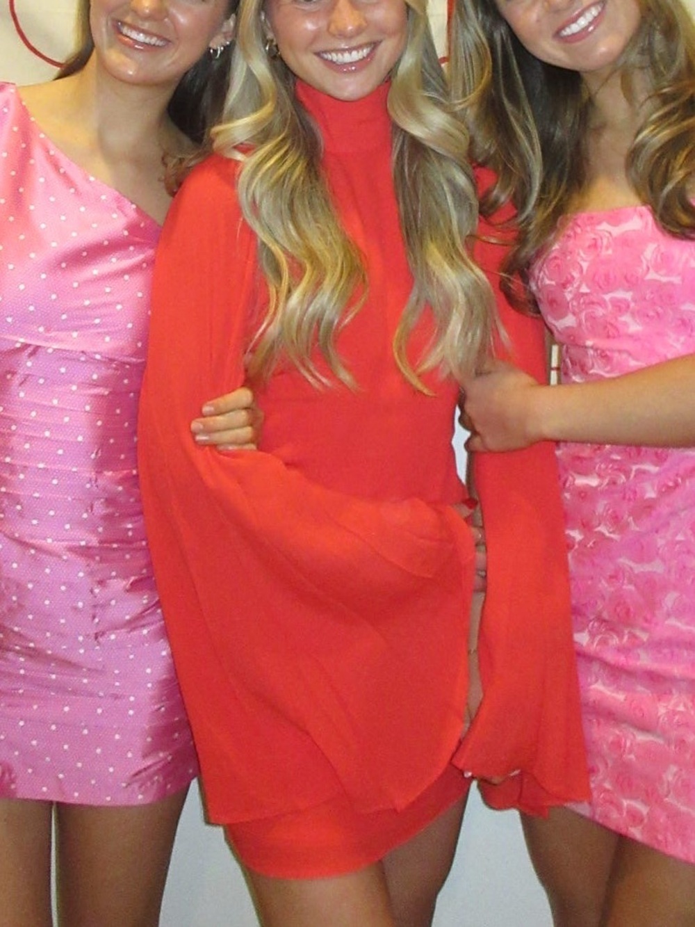 Yellow the label red mini dress